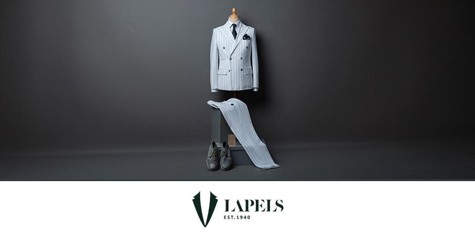 Luxury Business Suit Tailor in Dubai: Bespoke Chalk Stripe Suit