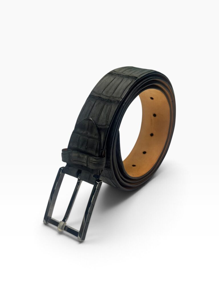 Obsidian Alligator Belt