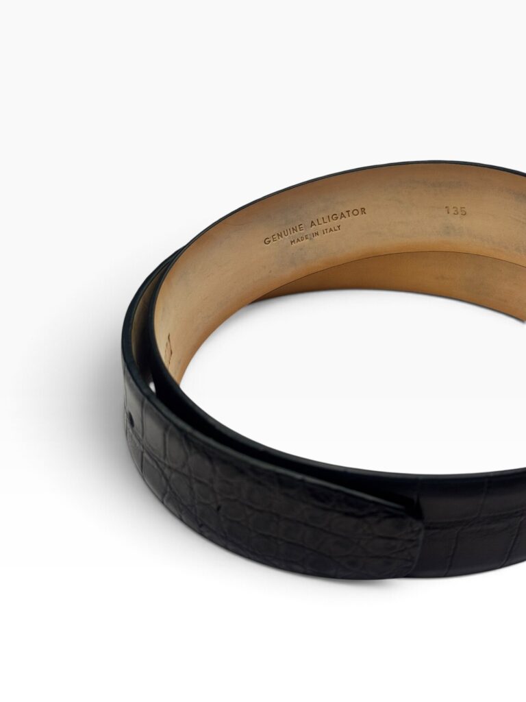 Obsidian Alligator Belt