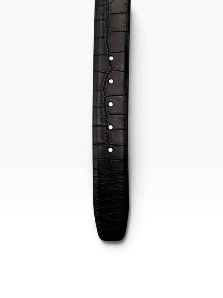 Obsidian Alligator Belt