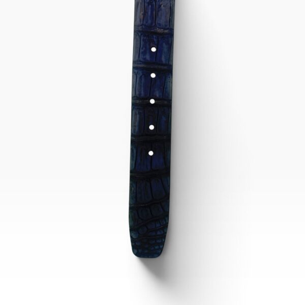 Blue Grey Nile Crocodile Belt