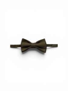 Army Green Cotton Bow Tie