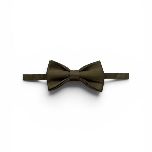 Army Green Cotton Bow Tie