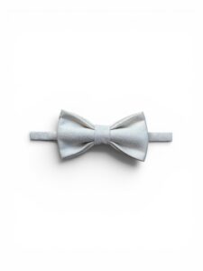 Ivory Self-Patterned Bow Tie