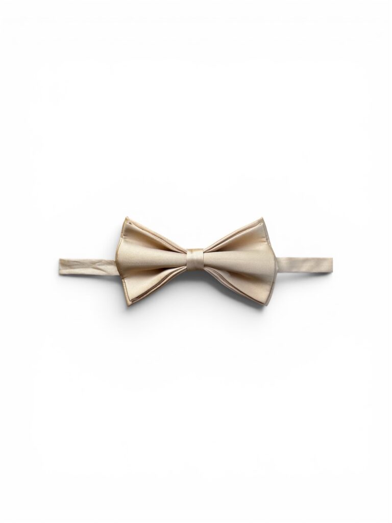 Beige Bow Tie
