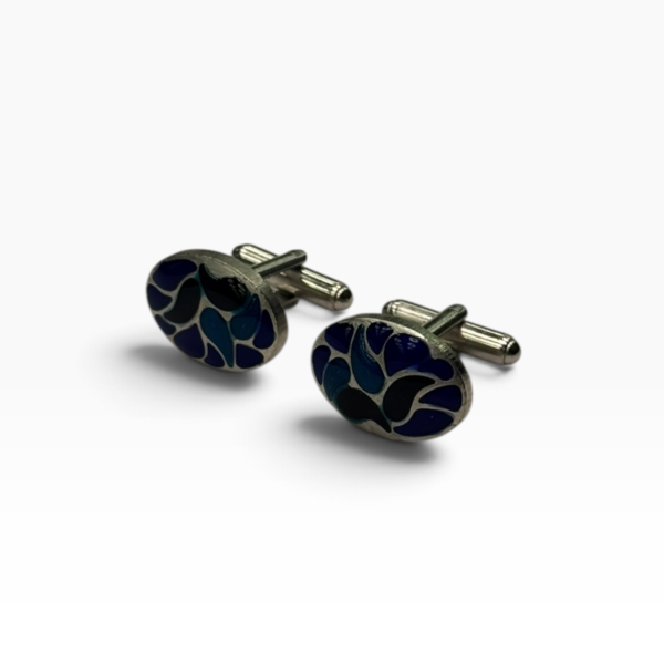 Art Nouveau Enamel Cufflinks