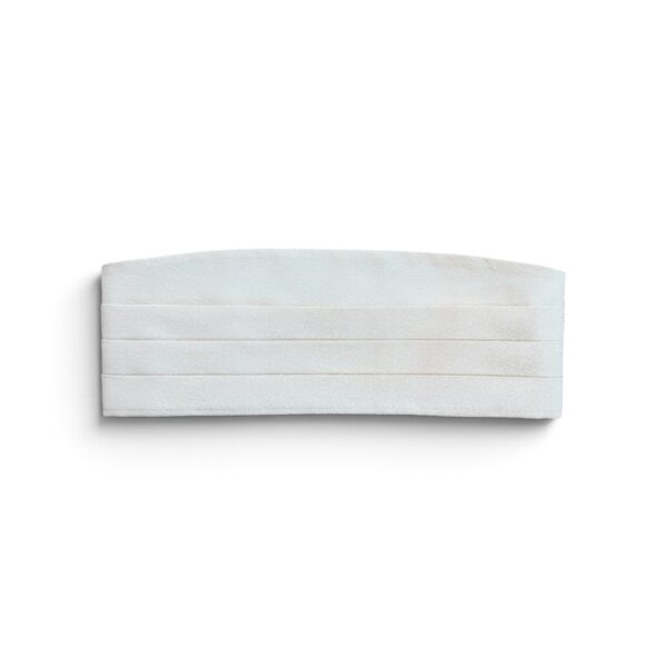 Ivory Self-Patterened Cummerbund