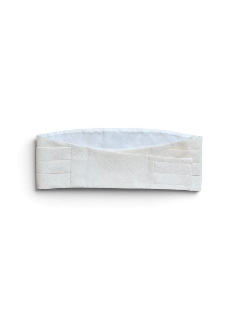 Ivory Self-Patterened Cummerbund