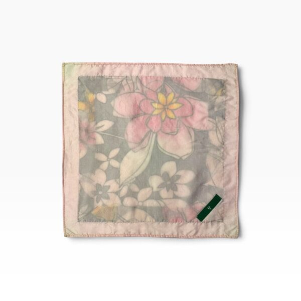 Pink Floral Pocket Square