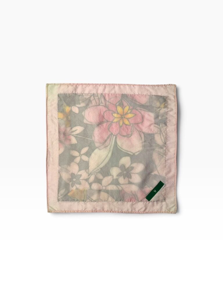 Pink Floral Pocket Square