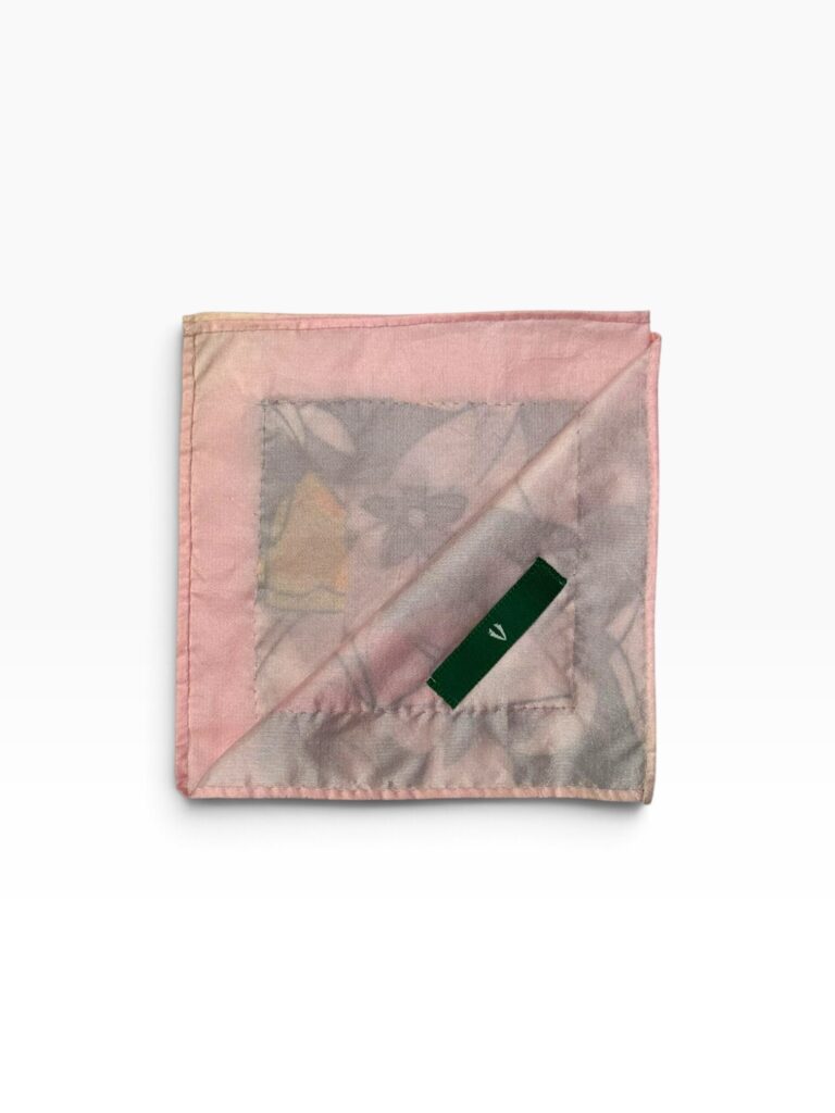 Pink Floral Pocket Square