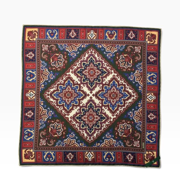 Kaleidoscope Medallion Pocket Square
