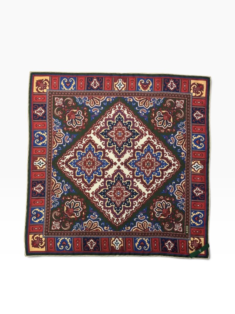 Kaleidoscope Medallion Pocket Square