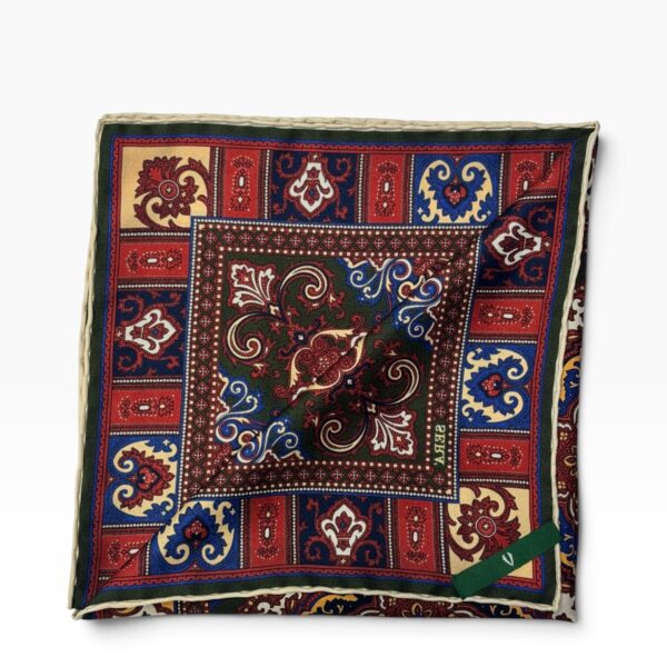 Kaleidoscope Medallion Pocket Square