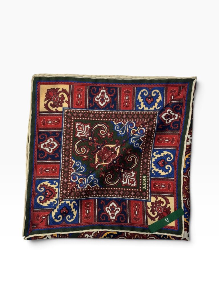 Kaleidoscope Medallion Pocket Square