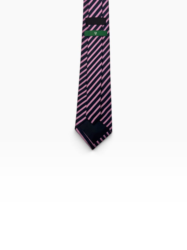 Pink & Navy Blue Tie