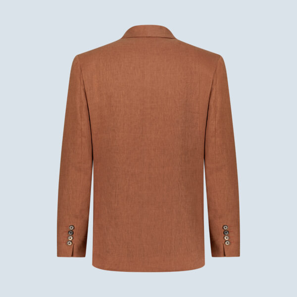 Burnt Orange Stingray Lapel Blazer