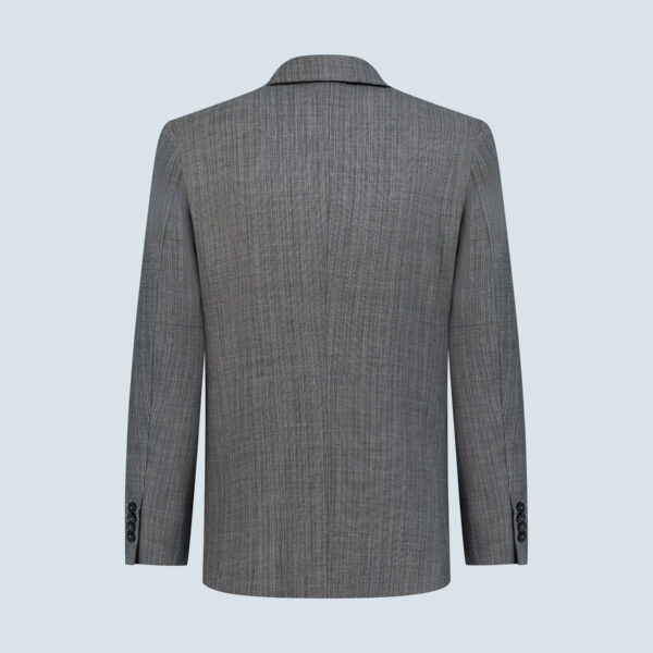 Cloud Grey Single-Breasted Blazer
