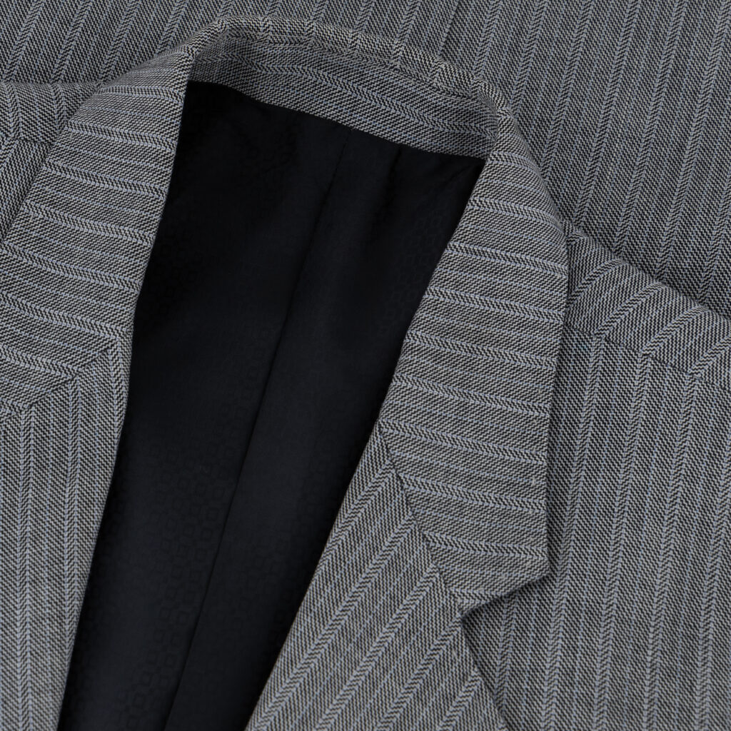 Cloud Grey Single-Breasted Blazer