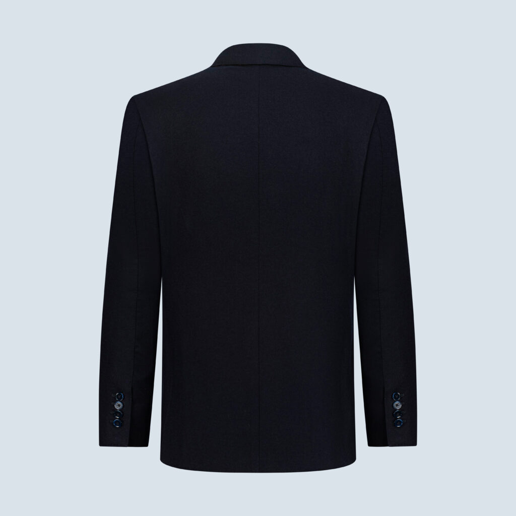 Midnight Blue Baby Cashmere Tailored Blazer