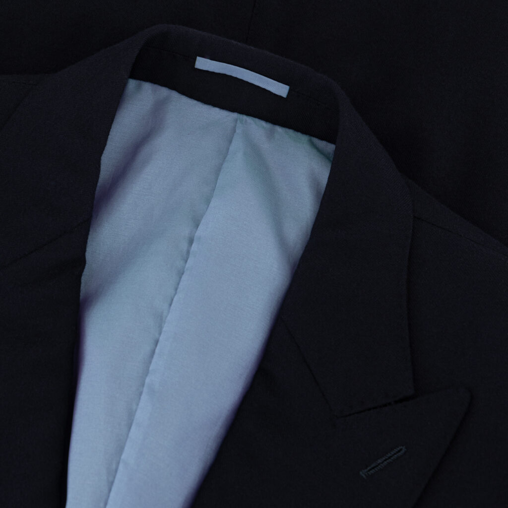 Midnight Blue Baby Cashmere Tailored Blazer