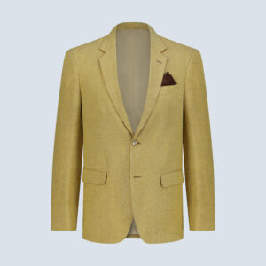 Mustard Yellow Linen Blazer
