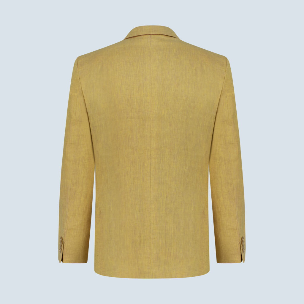 Mustard Yellow Linen Blazer