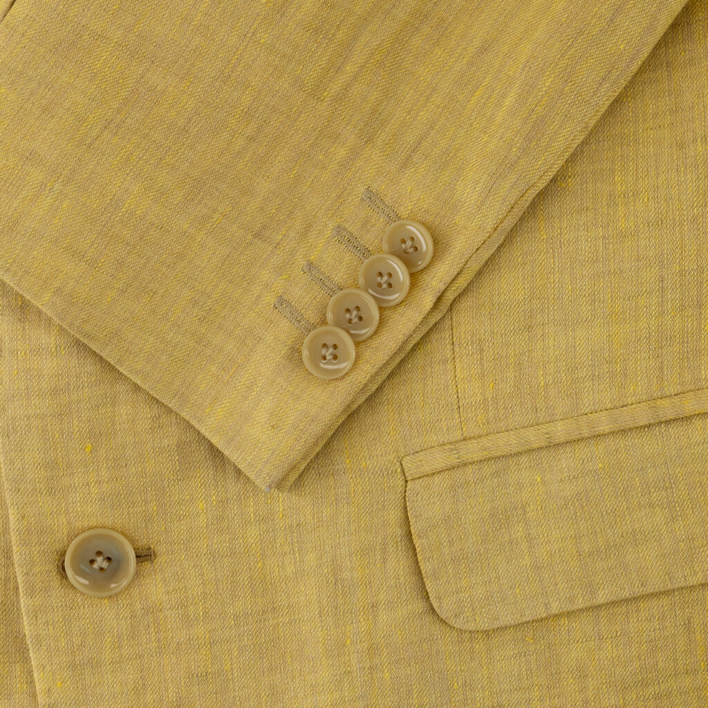 Mustard Yellow Linen Blazer
