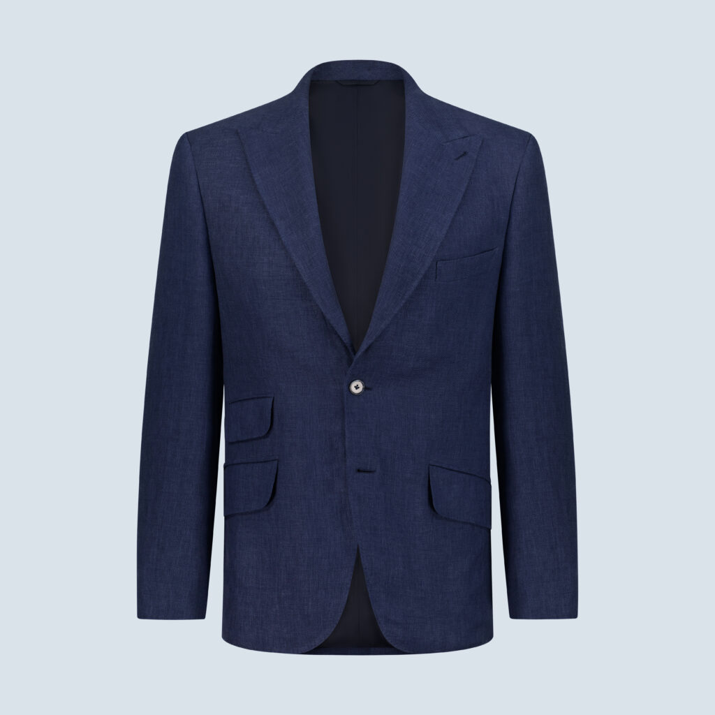 Space Blue Casual Blazer