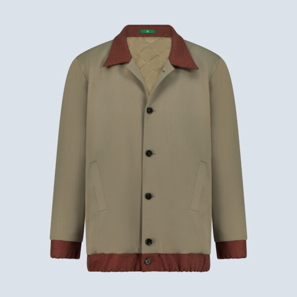 Dusty Camel Cashmerino Bomber Jacket