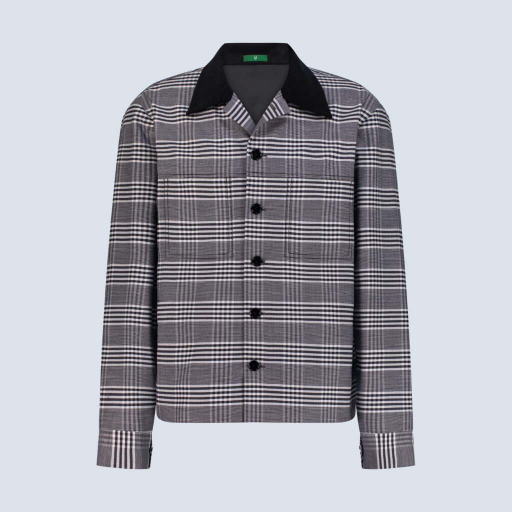 Black & White Checkered Jacket