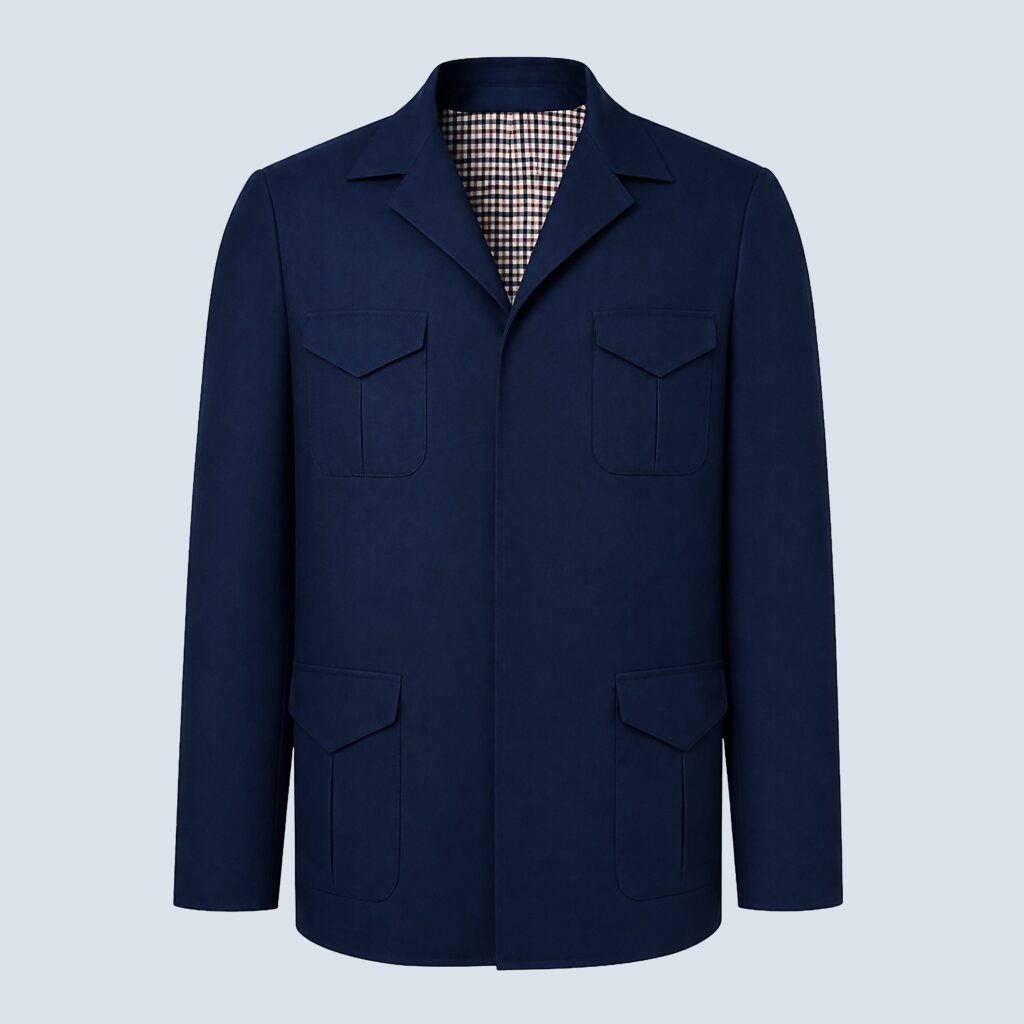 Wool Safari Rever Jacket