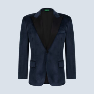 Blue Velvet Smoking Jacket