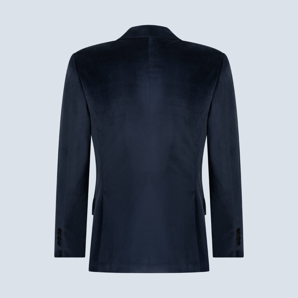 Blue Velvet Smoking Jacket