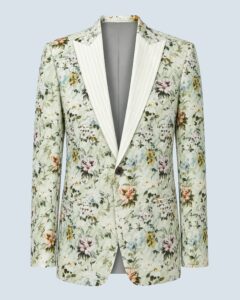 Gardenia Green Designer Jacket