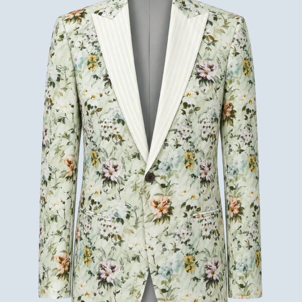 Gardenia Green Designer Jacket