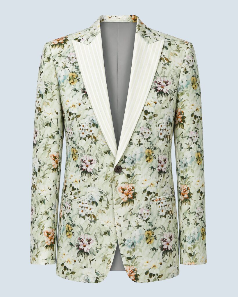 Gardenia Green Designer Jacket