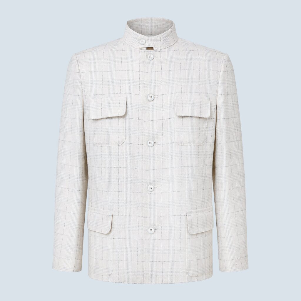 Ceremonial Ivory Safari Jacket