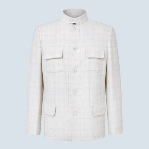 Ceremonial Ivory Safari Jacket