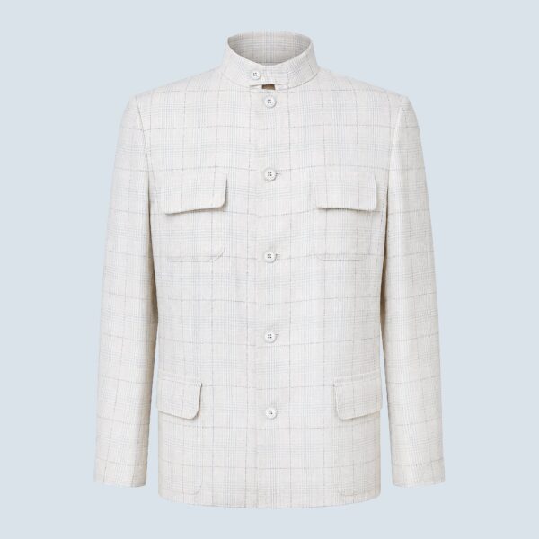 Ceremonial Ivory Safari Jacket
