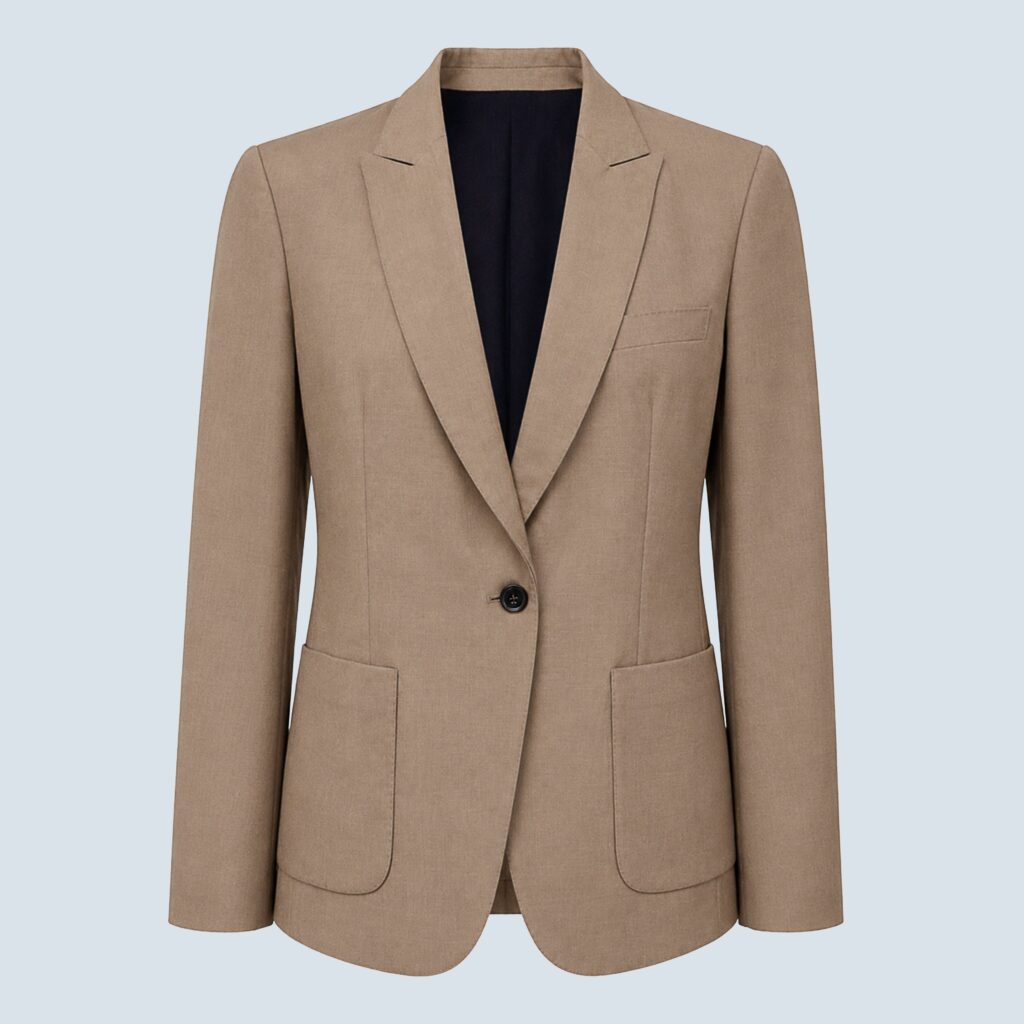 Navy & Khaki Rever Jacket