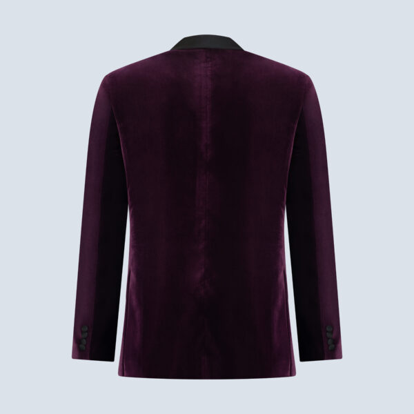 Purple Velvet Smoking Jacket