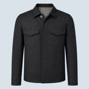 Tobacco Green Designer Denim Jacket