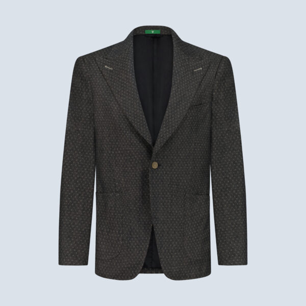 Tobacco Green Dobby Denim Jacket