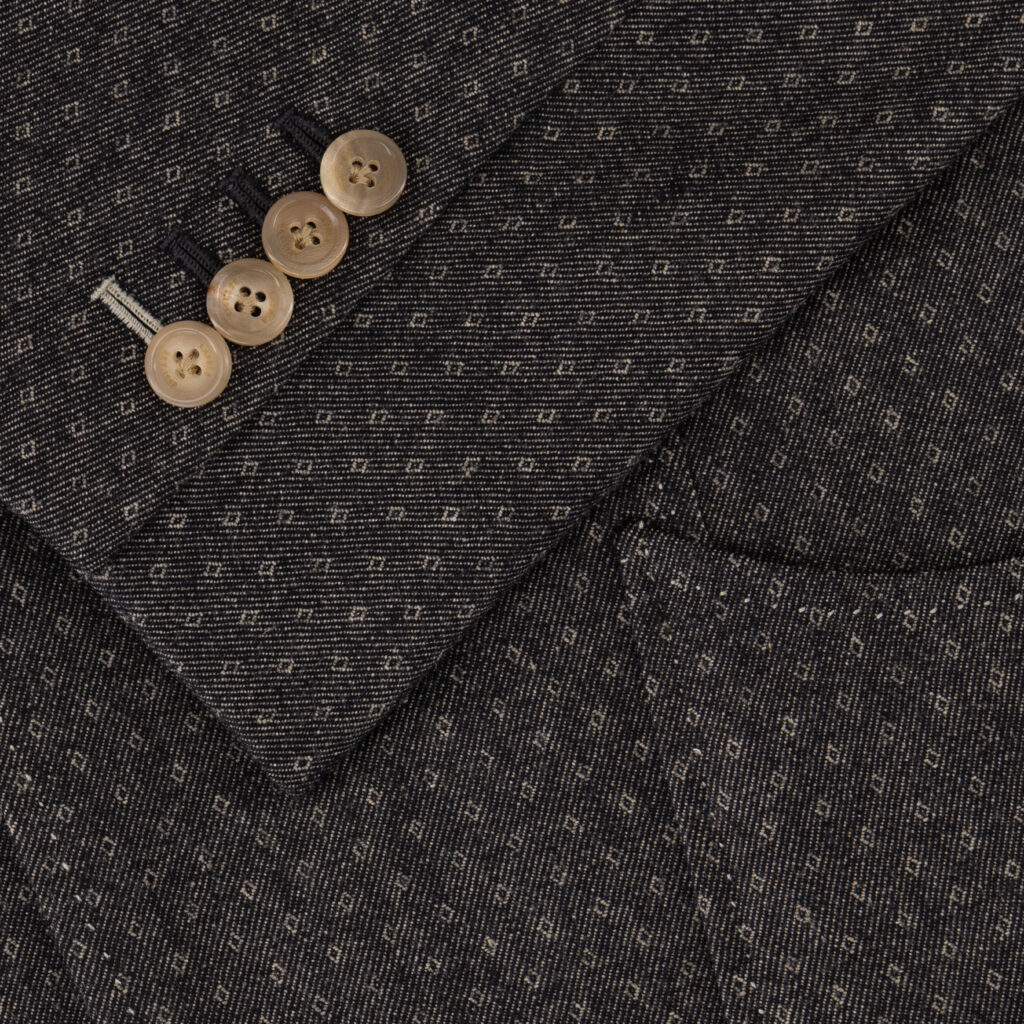 Tobacco Green Dobby Denim Jacket