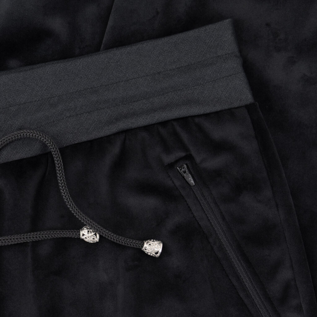 Black Velvet Joggers