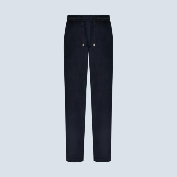 Deep Blue Velvet Joggers
