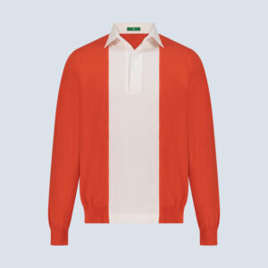 Red Jersey Cashmere Cardigo