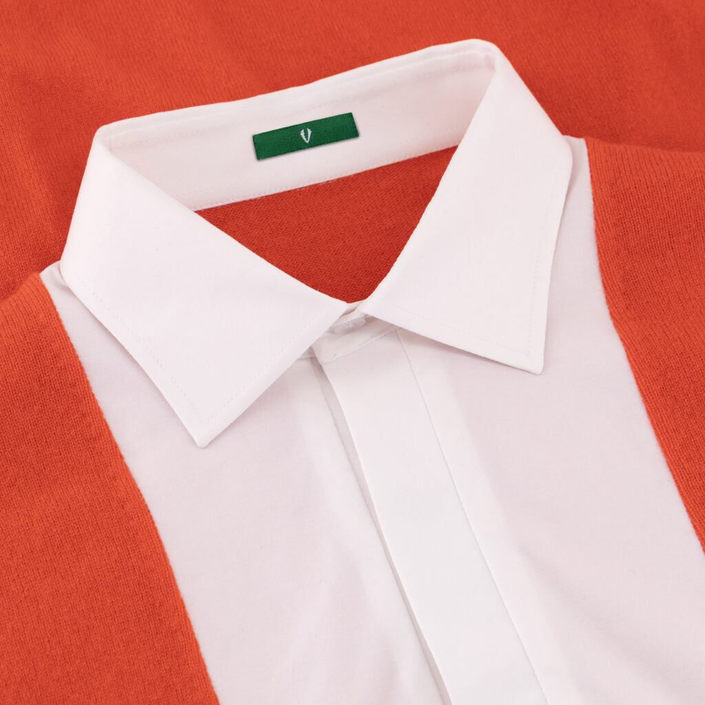 Red Jersey Cashmere Cardigo