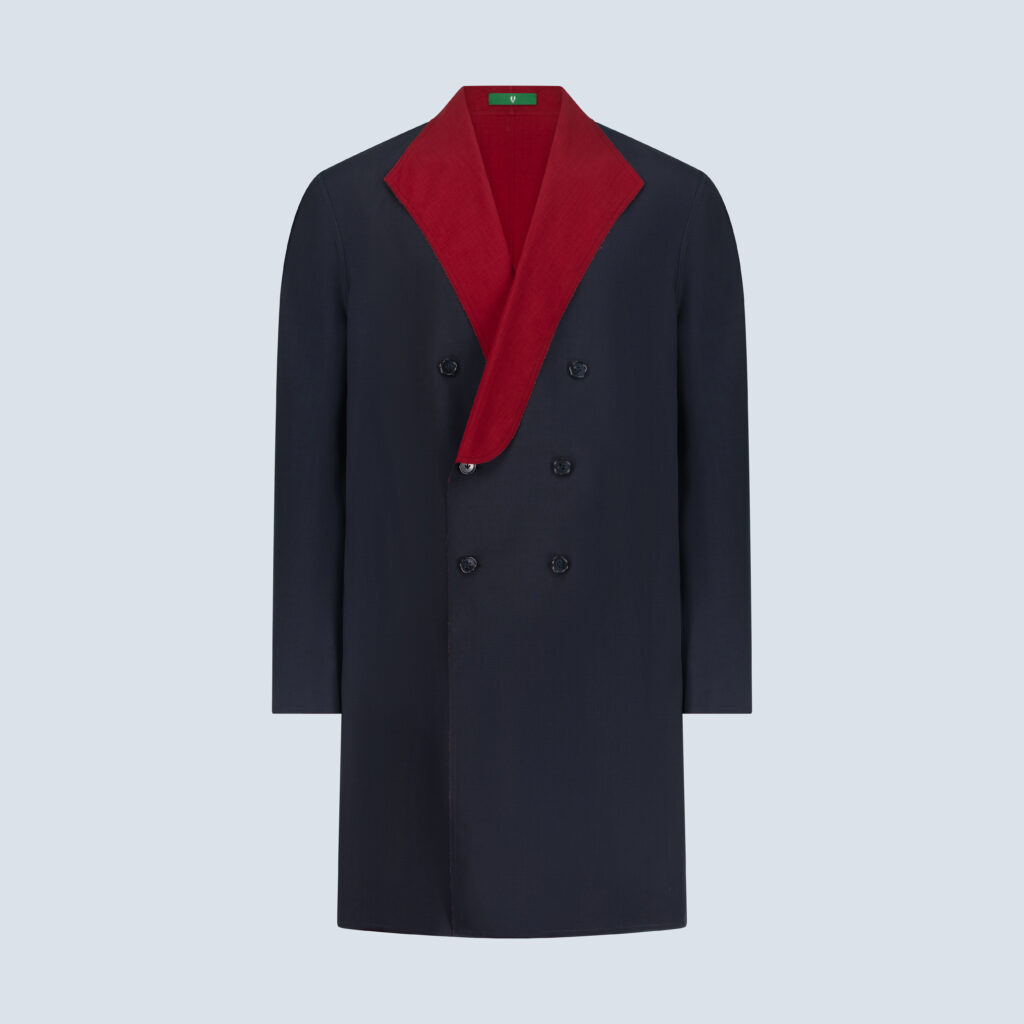 REVER Double-Faced Merino Wool Overcoat